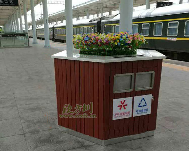 ??诨疖囌菊九_(tái)花盆垃圾桶